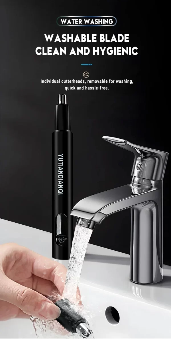 2 In 1 Electric Portable Ear And Nose Hair Trimmer Clipper - Image 29