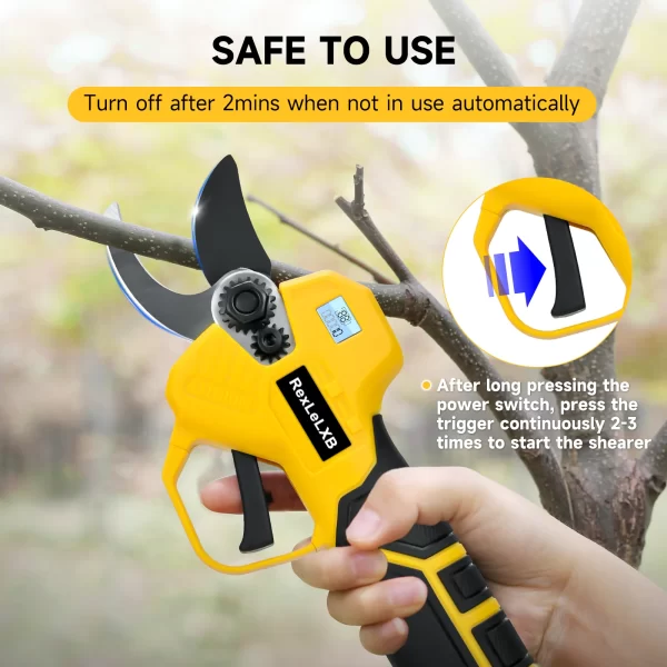 25mm 480W Cordless Pruning Shears 2 Gears for Dewalt Battery (No Battery) - Image 7