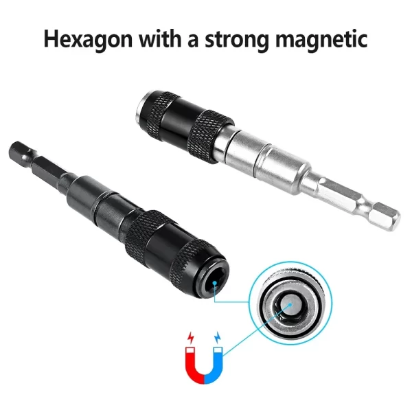 1pc Drill Bit Holder Magnetic Swiveling Bit Tip Holder - Image 5