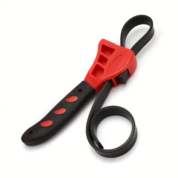 6inch Belt Wrench Oil Filter Puller Strap Spanner Chain Wrench - Image 3