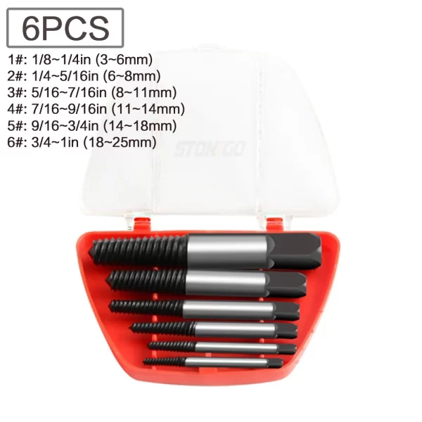 STONEGO 5PCS/6PCS Broken Damaged Screwdriver Extractor - Image 6