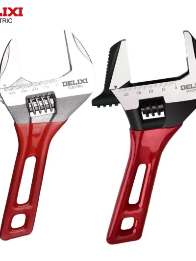 DELIXI ELECTRIC Short Handle Wrenchl Adjustable Bathroom Wrench