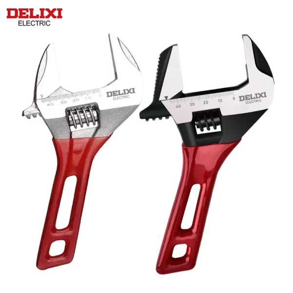 DELIXI ELECTRIC Short Handle Wrenchl Adjustable Bathroom Wrench
