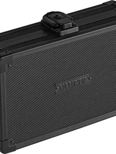 The New Vaultz Locking Supplies and Pencil Box in Black