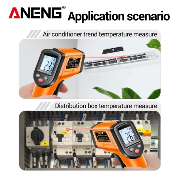 ANENG TH201 Celsius Display Digital Infrared Thermometer - Image 5