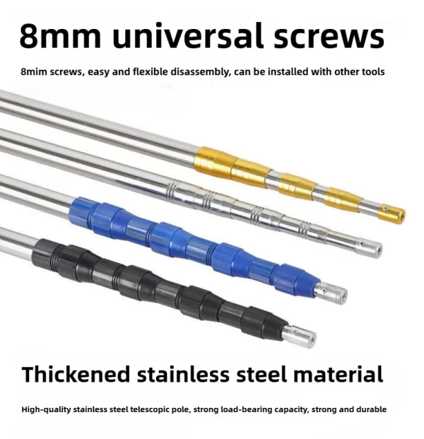 Multifunctional Stainless Steel Saw Strong Durable Garden Fruit Tree Telescopic Pole - Image 18