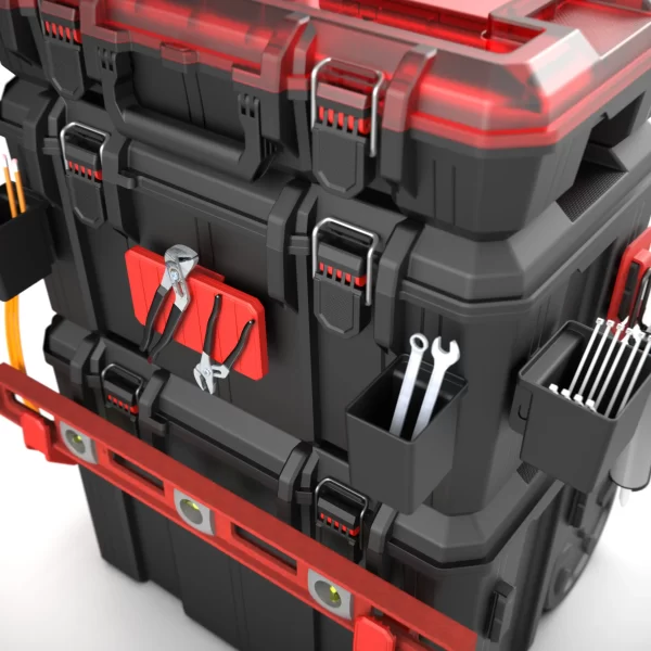 Hyper Tough 3 Piece Modular Rolling Toolbox System - Image 10