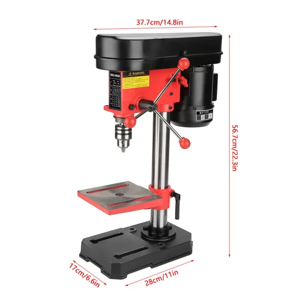 350W Mini Bench Drill Bench Drilling Machine Variable Speed Drilling - Image 6