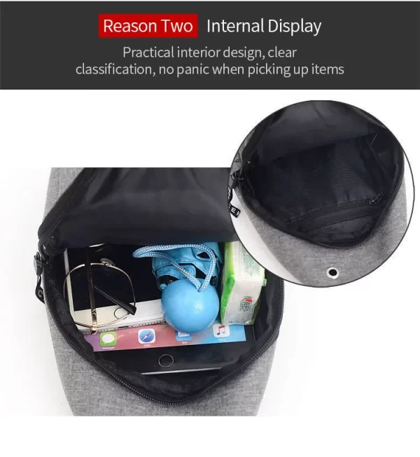 Men's Waterproof Large Capacity Fanny Pack - Image 13