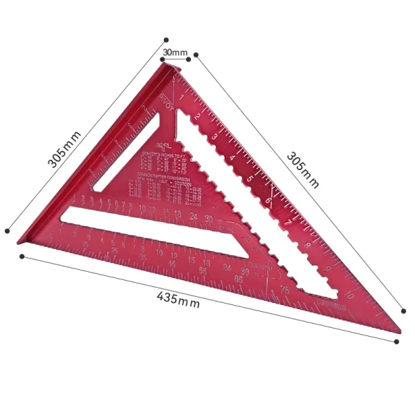 Woodworking Aluminum Alloy Triangle Gauges Measuring Gauging - Image 7