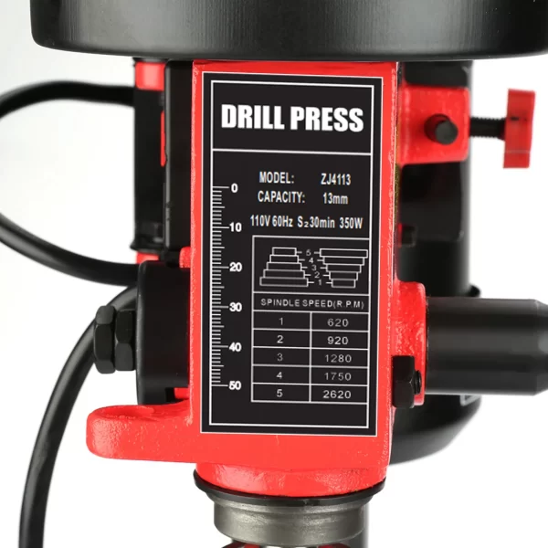350W Mini Bench Drill Bench Drilling Machine Variable Speed Drilling - Image 14
