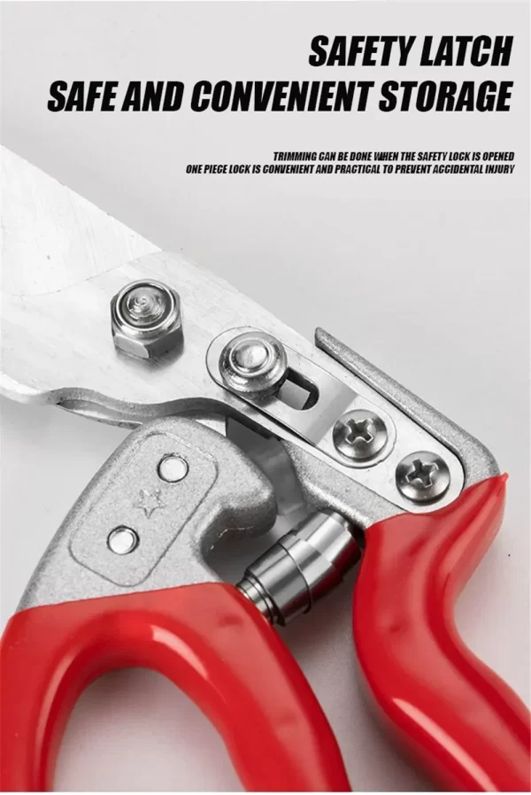 Ergonomic Pruning Shears Cr-v with Spring - Image 10