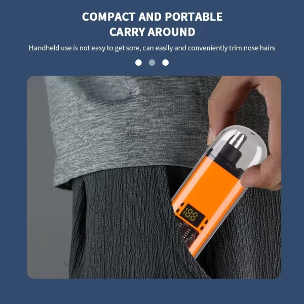2 In 1 Electric Portable Ear And Nose Hair Trimmer Clipper - Image 18