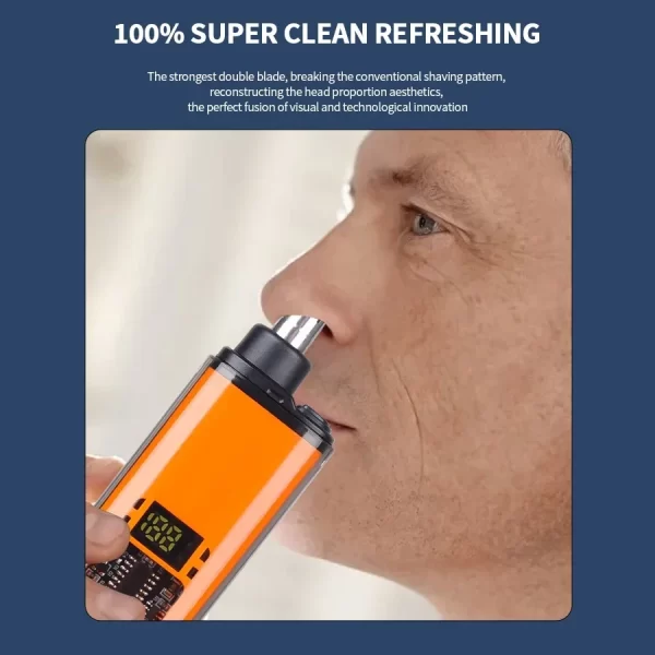 2 In 1 Electric Portable Ear And Nose Hair Trimmer Clipper - Image 13