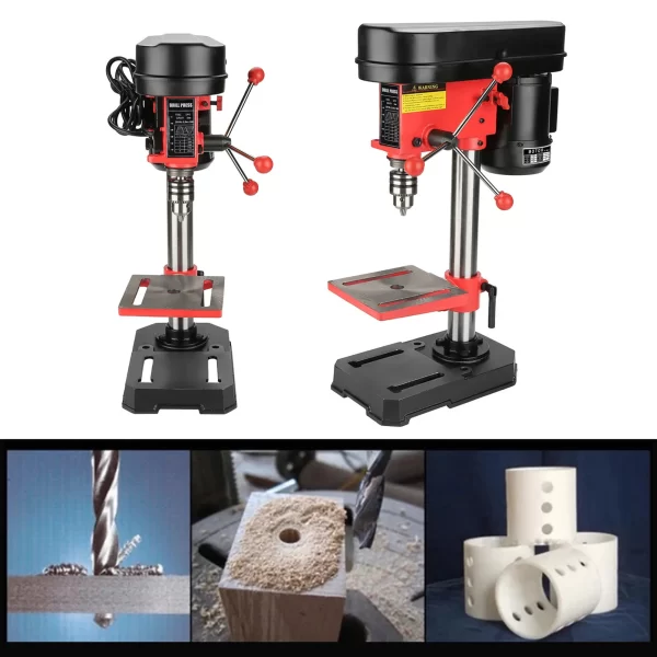 350W Mini Bench Drill Bench Drilling Machine Variable Speed Drilling - Image 2
