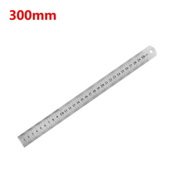 Stainless Steel Metal Straight Ruler Precision Double Sided Precision Measuring Tool - Image 10