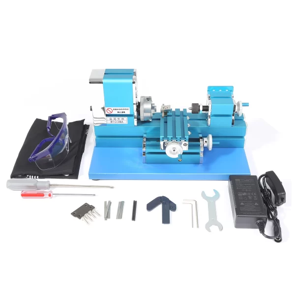 Mini Metal Lathe 36W CNC DIY  20000RPM Milling Bench Top Digital Lathe - Image 13