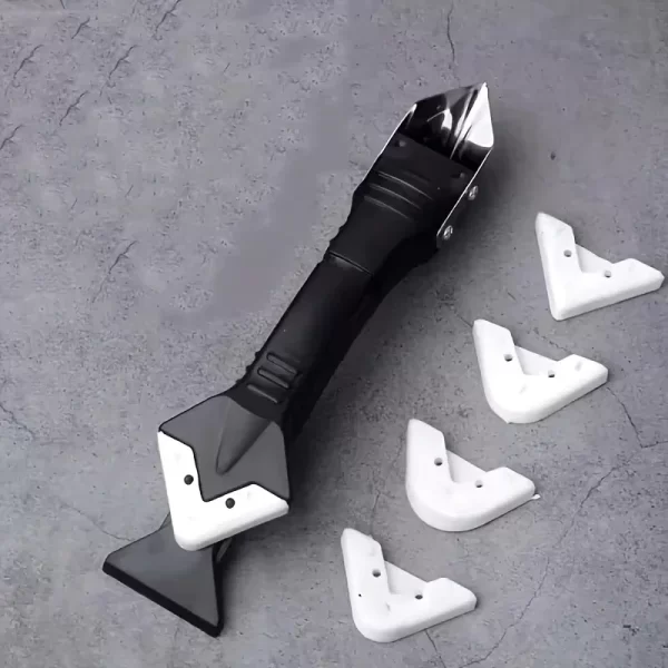 5 in 1 Metal Head Shovel Glue Tool Kit: Silicone Spatula, Caulk Remover - Image 7