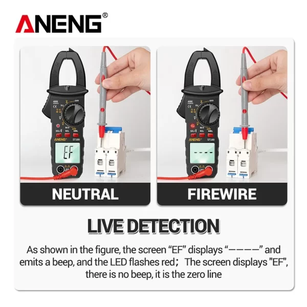 ANENG ST180 AC Current Clamp Meter - Image 4