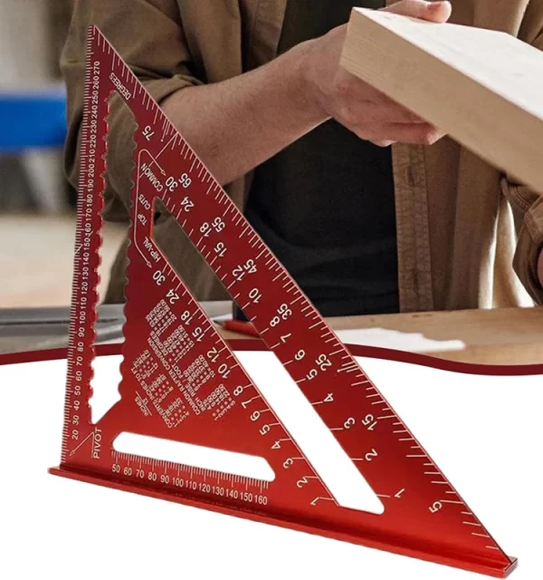 Woodworking Aluminum Alloy Triangle Gauges Measuring Gauging - Image 15