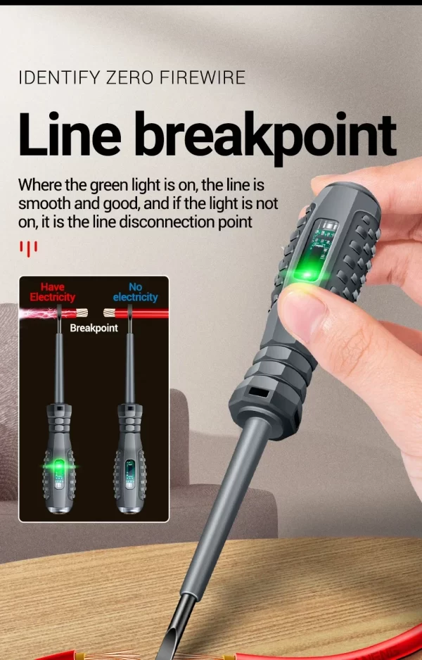 Multifunctional Electrician Test Screwdriver AC Non-contact Induction Test Pen - Image 11
