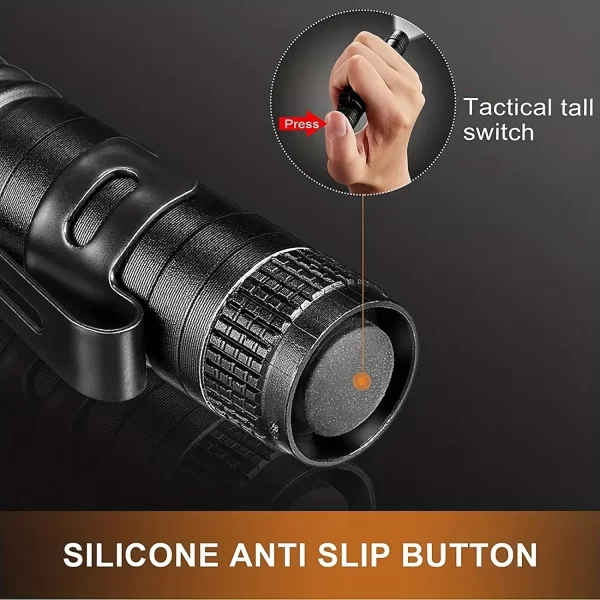 UV Flashlight 395nm Ultraviolet Torch With Pen Clip Portable AAA Batteries Used Violet Light Pet Urine Scorpion Detector UV Lamp - Image 5