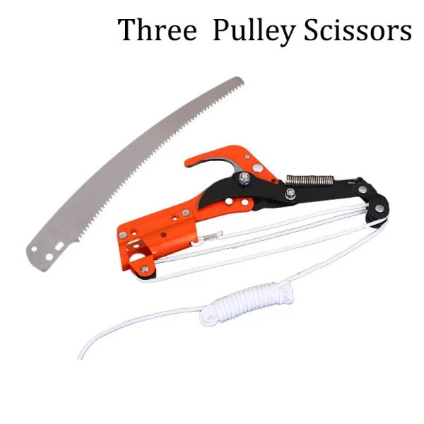 High Altitude Three Pulley Pruning Scissors Without Rod - Image 7