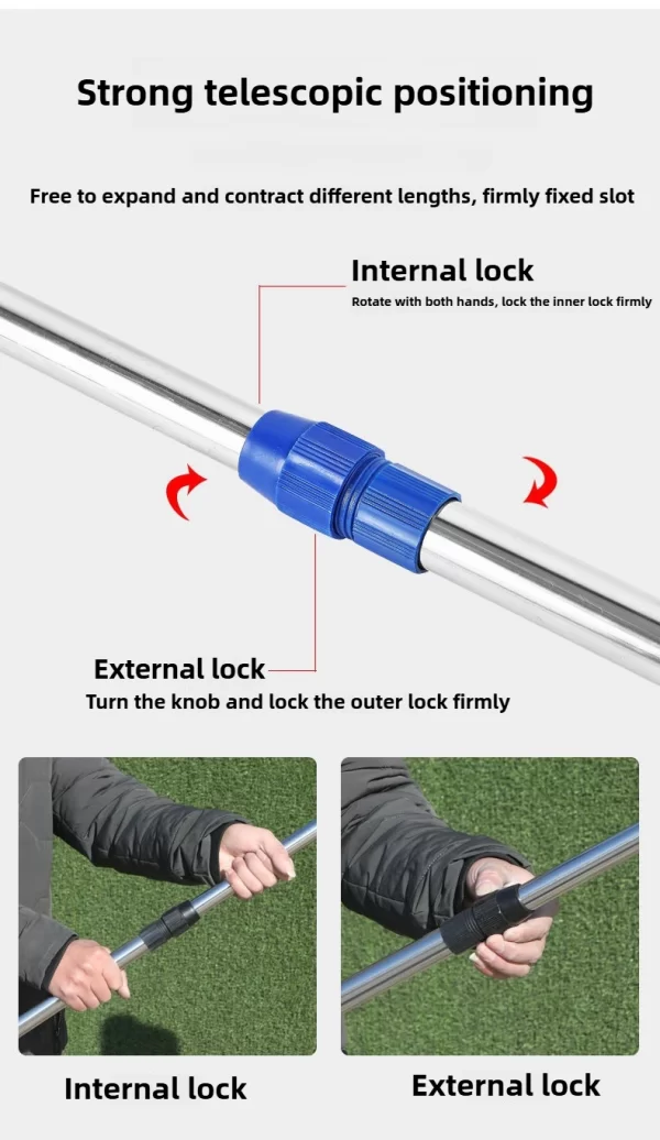 Multifunctional Stainless Steel Saw Strong Durable Garden Fruit Tree Telescopic Pole - Image 12
