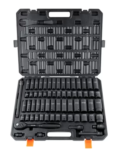 VEVOR 1/2" Drive Impact Socket Set  6 Point