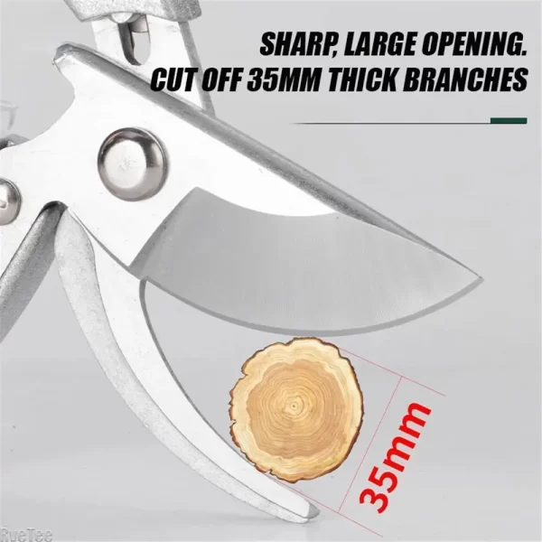 Ergonomic Pruning Shears Cr-v with Spring - Image 5