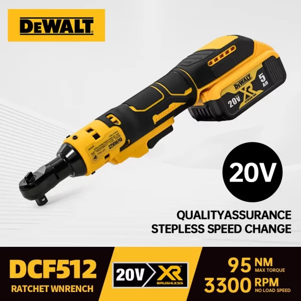 Dewalt DCF512 1/2 Inch Ratchet Wrench 3/8In Power Wrench Impact Driver 20V