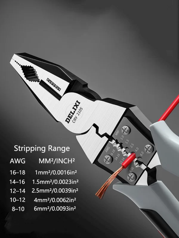Multifunctional Universal Diagonal Pliers Needle Nose  Wire Cutters Electrician - Image 3