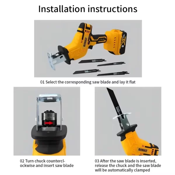 Dewalt 2800RPM Cordless Reciprocating Saw 20V - Image 3