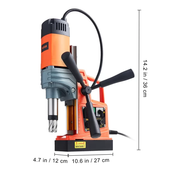 VEVOR 1300W 1400W 2" Electric Drilling Machine Magnetic Drill Press - Image 6