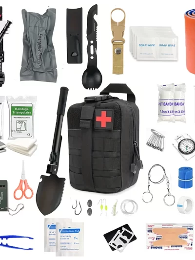 Emergency kit and first aid kit equipment tools