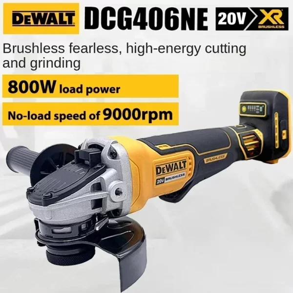 Dewalt DCG406 125/100mm Cordless Brushless Angle Grinder  For 20V - Image 3