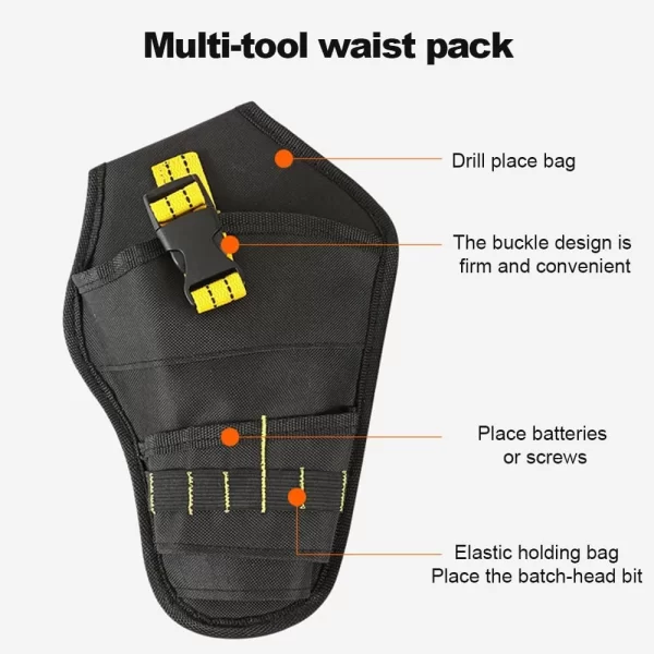 Fast Draw Drill Holster,Heavy-Duty Impact Driver Holster - Image 5