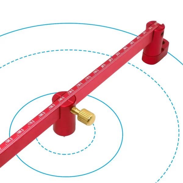300mm Adjustable Drawing Circle Ruler,Aluminum Compass - Image 2