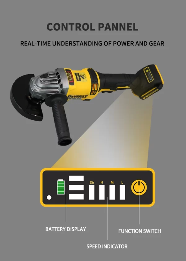Dewalt DCG414 Angle Grinder Polishing Cutting Tools 20V - Image 14