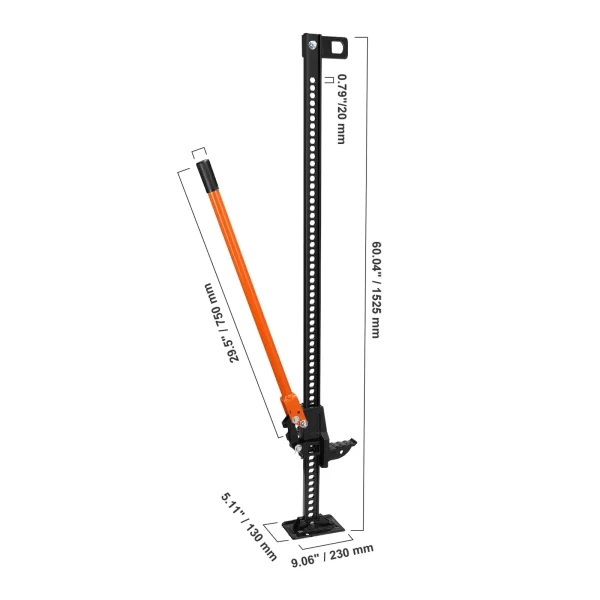 VEVOR High Lift Farm Jack 48"/60" 7000 lbs Capacity - Image 8