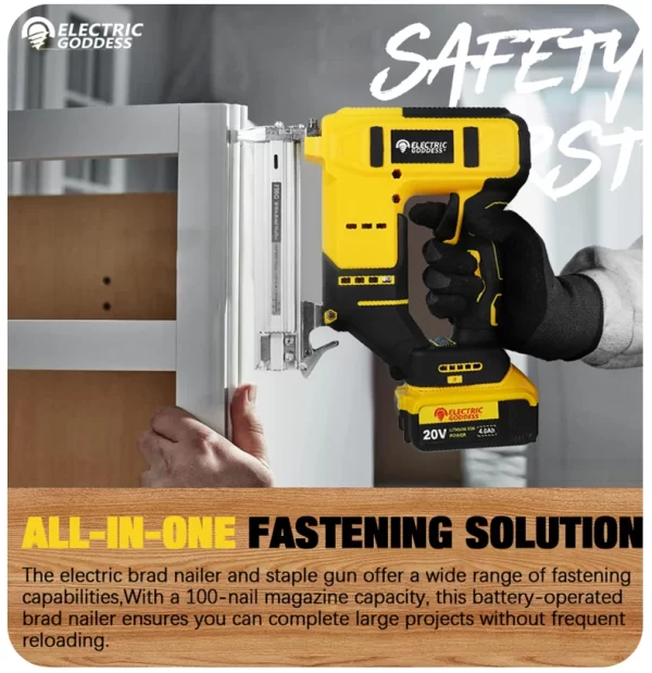 EGOD Brushless 15MM-50MM Nail Gun for Dewalt 20V Battery - Image 14