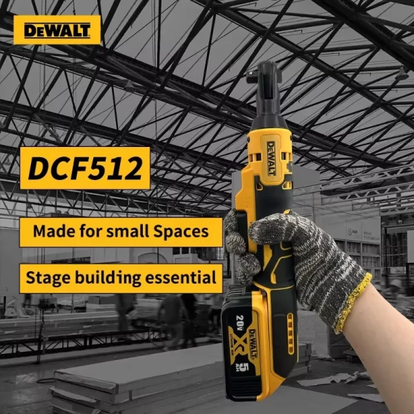 Dewalt DCF512 1/2 Inch Ratchet Wrench 3/8In Power Wrench Impact Driver 20V - Image 4