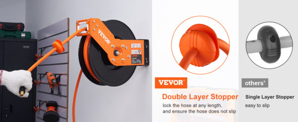VEVOR Retractable Air Hose Reel 50 FT - Image 13