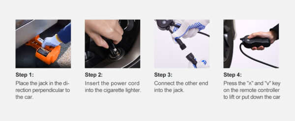 VEVOR Electric Car Jack 3 Ton Scissor Jack with Electric Impact Wrench 12V Portable Car Jack - Image 16