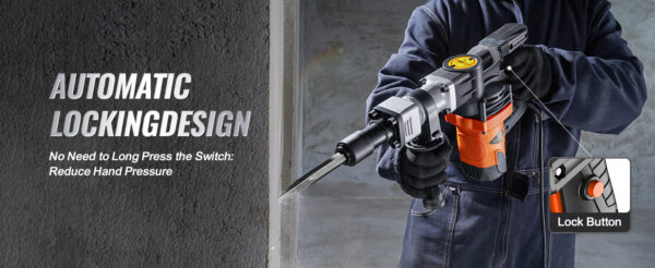 VEVOR 1400W Demolition Jack Hammer Electric Jackhammer - Image 11