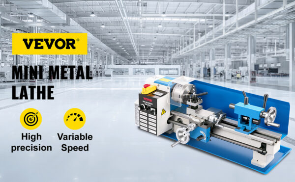 VEVOR Mini Metal Lathe Machine 7"x14" - Image 11