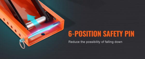 VEVOR Motorcycle Lift 500kg Motorcycle Scissor Lift Jack - Image 11