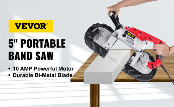 VEVOR Portable BandSaw 5Inch Cutting Capacity Cordless Variable Speed - Image 10