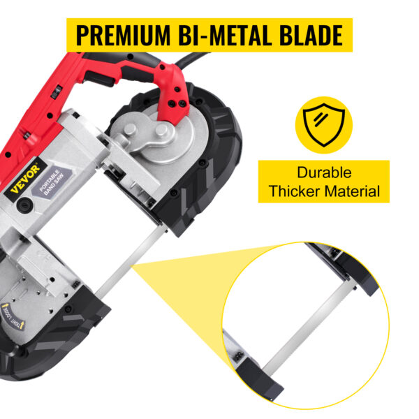 VEVOR Portable BandSaw 5Inch Cutting Capacity Cordless Variable Speed - Image 16