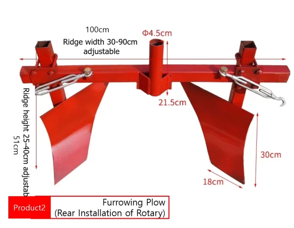 Furrowing Plow for Micro Tiller - Image 19